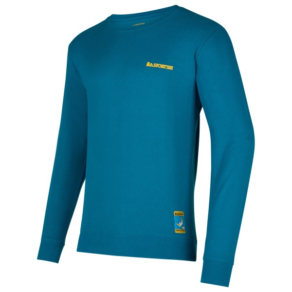 La Sportiva - Climbing On The Moon - Pullover Gr L blau von La Sportiva