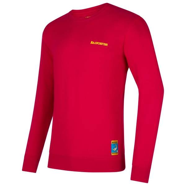 La Sportiva - Climbing On The Moon - Pullover Gr S rot von La Sportiva