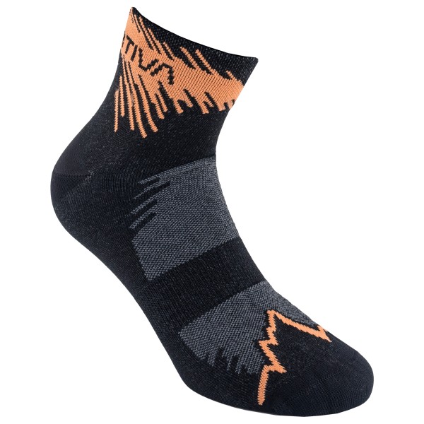 La Sportiva - Fast Running Socks - Laufsocken Gr L schwarz von La Sportiva