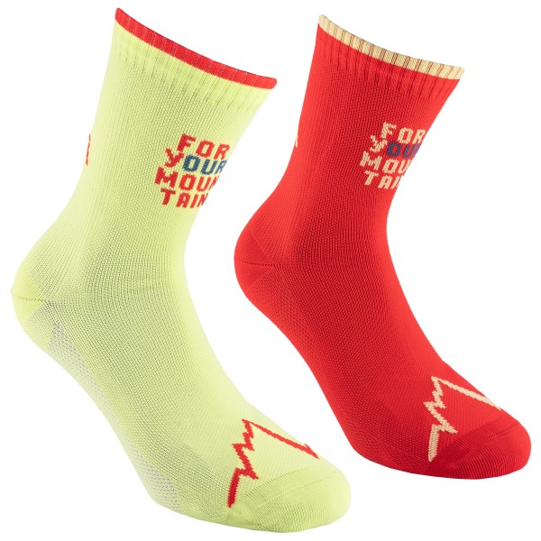 La Sportiva - For Your Mountain Socks - Laufsocken Gr L rot von La Sportiva