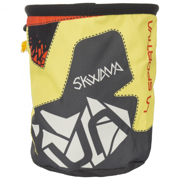 La Sportiva - Skwama Chalk Bag - Chalkbag Gr One Size schwarz/gelb von La Sportiva