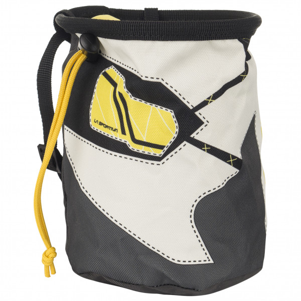 La Sportiva - Solution Chalk Bag - Chalkbag Gr One Size schwarz/weiß von La Sportiva