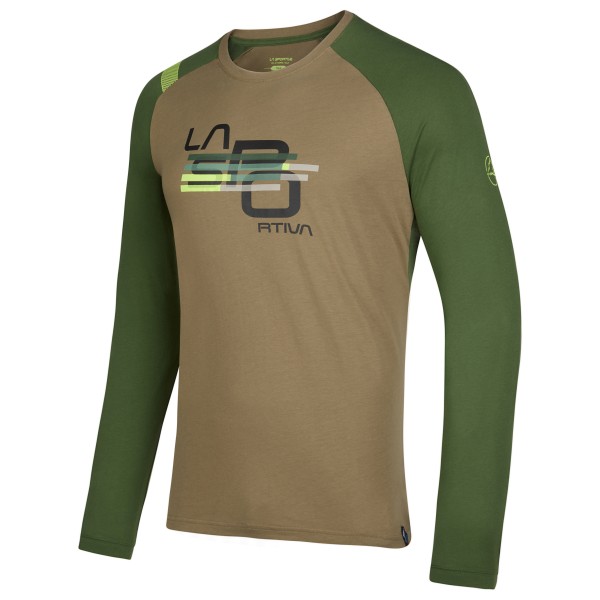 La Sportiva - Stripe Cube Long Sleeve - Longsleeve Gr M oliv von La Sportiva