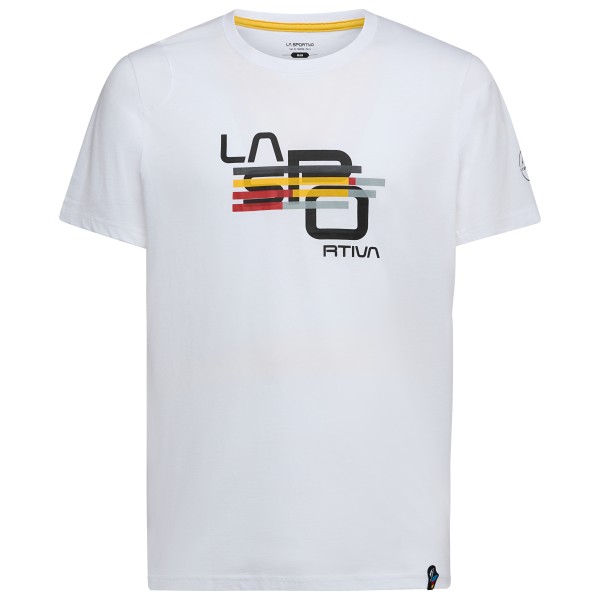 La Sportiva - Stripe Cube T-Shirt - T-Shirt Gr L weiß/grau von La Sportiva