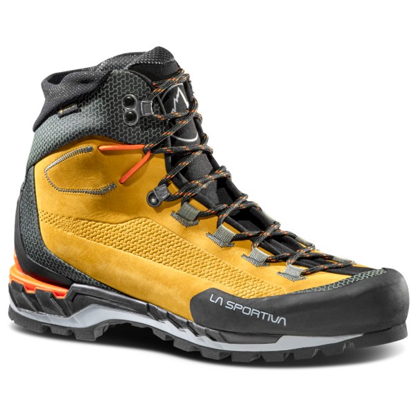 La Sportiva - Trango Tech Leather GTX - Bergschuhe Gr 40,5 grau/gelb von La Sportiva