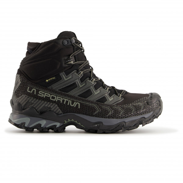 La Sportiva - Ultra Raptor II Mid GTX - Wanderschuhe Gr 40 - Regular;40 - Wide;40,5 - Regular;40,5 - Wide;41 - Regular;41 - Wide;41,5 - Regular;41,5 - Wide;42 - Regular;42,5 - Regular;43 - Regular;45 - Wide;45,5 - Regular;46 - Regular;46,5 - Regular;46,5 - Wide;47 - Regular;47 - Wide;47,5 - Regular;47,5 - Wide;48,5 - Regular grau;schwarz von La Sportiva