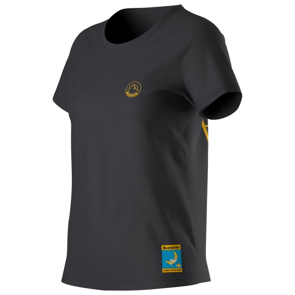 La Sportiva - Women's Climbing On The Moon - T-Shirt Gr XS grau/schwarz von La Sportiva