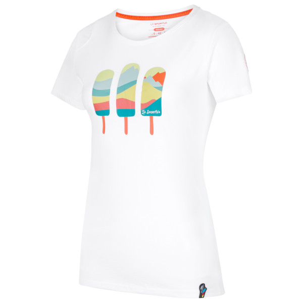 La Sportiva - Women's Icy Mountains T-Shirt - T-Shirt Gr L weiß von La Sportiva