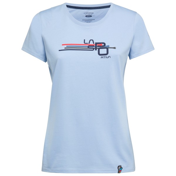 La Sportiva - Women's Stripe Cube T-Shirt - T-Shirt Gr M blau von La Sportiva