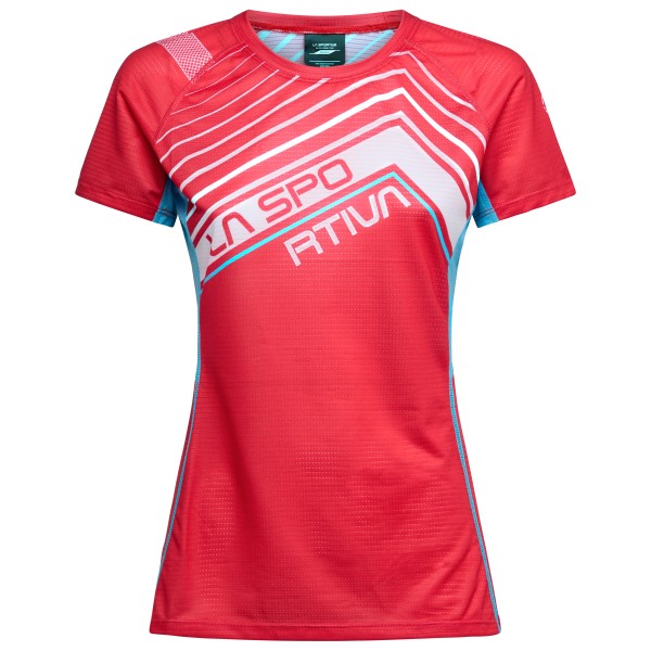 La Sportiva - Women's Wave T-Shirt - Laufshirt Gr L;M;S;XL rot;weiß La Sportiva - Women's Wave T-Shirt - Laufshirt Gr L;M;S;XL rot;weiß von La Sportiva