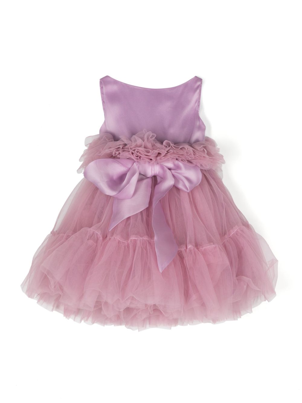 La Stupenderia Greta ruffled dress - Purple von La Stupenderia