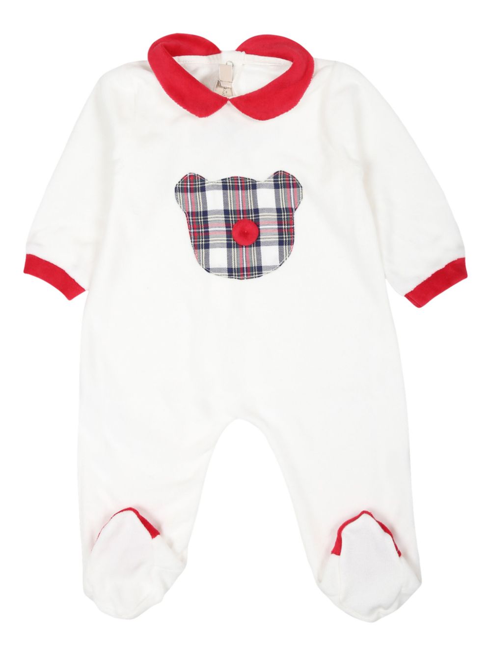 La Stupenderia bear-appliqué pajamas - White von La Stupenderia