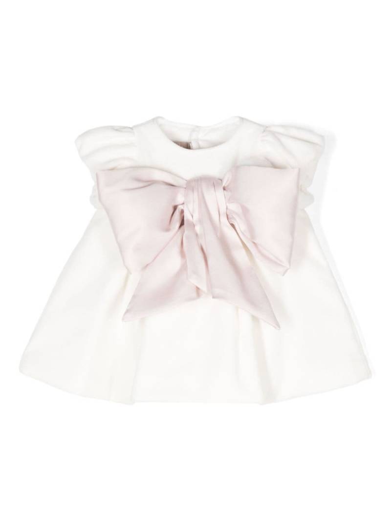 La Stupenderia bow-detail dress - White von La Stupenderia