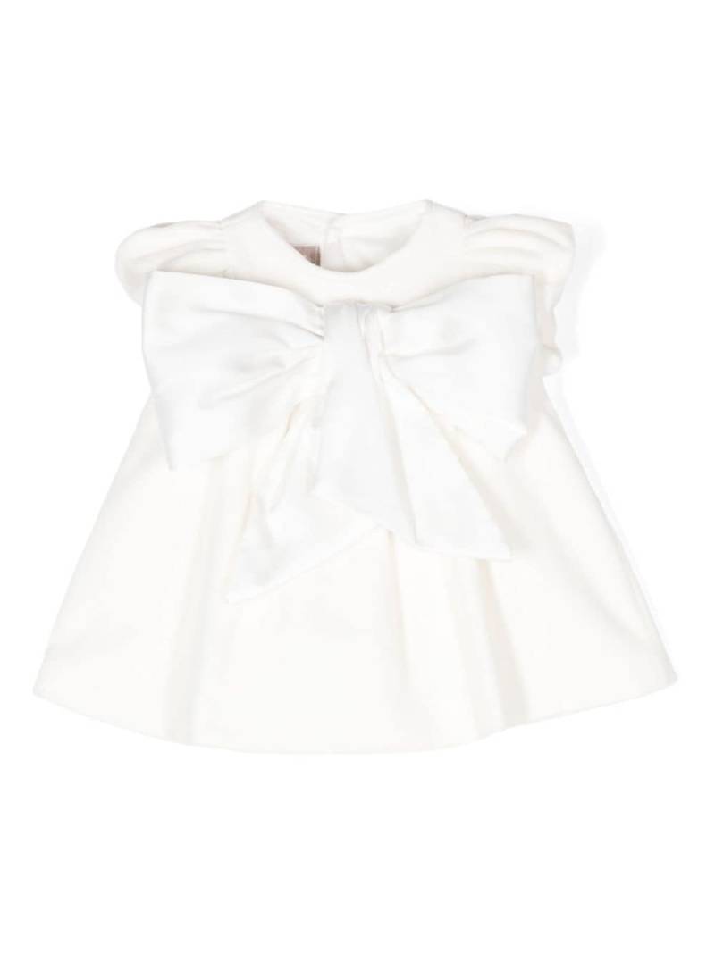 La Stupenderia bow-detail dress - White von La Stupenderia