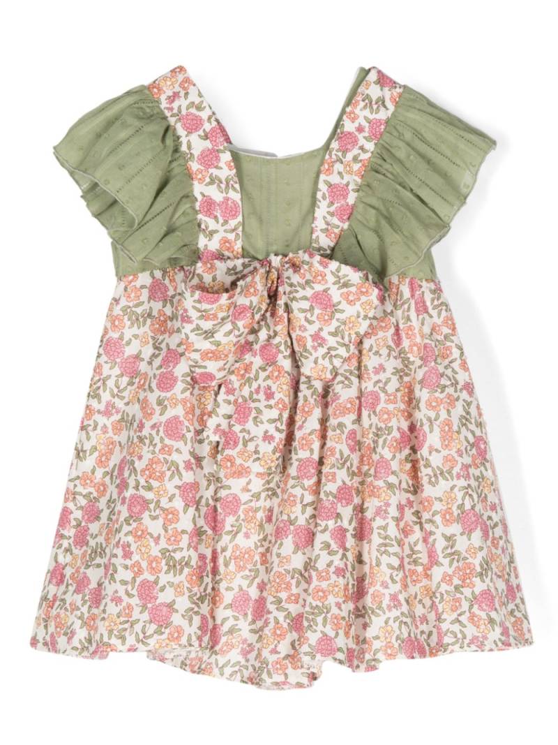 La Stupenderia bow-detail floral-print dress - Pink von La Stupenderia