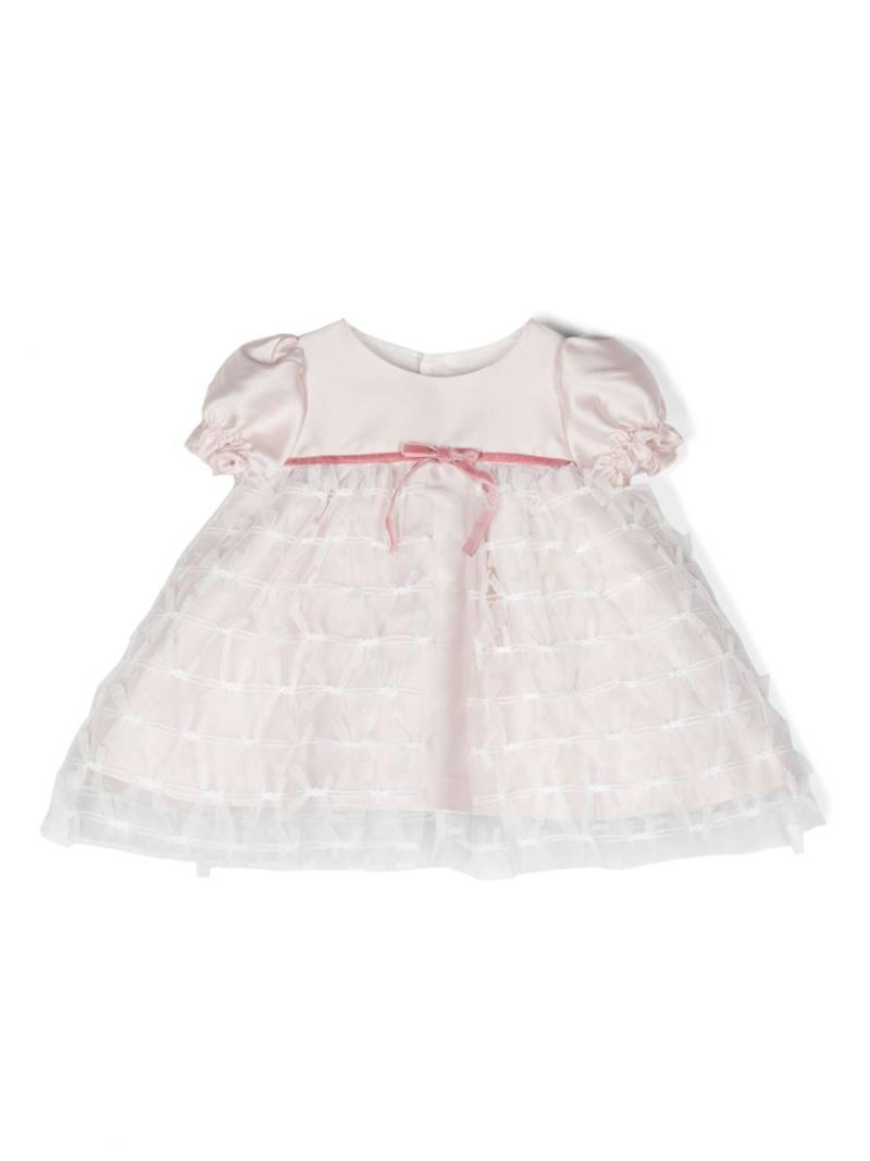 La Stupenderia bow-detail tulle-panel dress - Pink von La Stupenderia