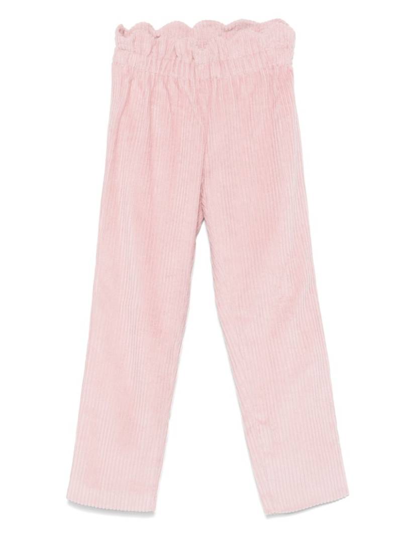 La Stupenderia corduroy trousers - Pink von La Stupenderia