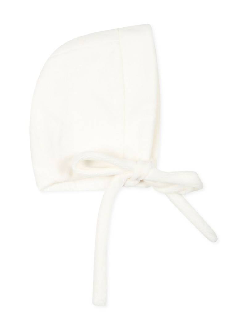 La Stupenderia cotton bonnet - White von La Stupenderia