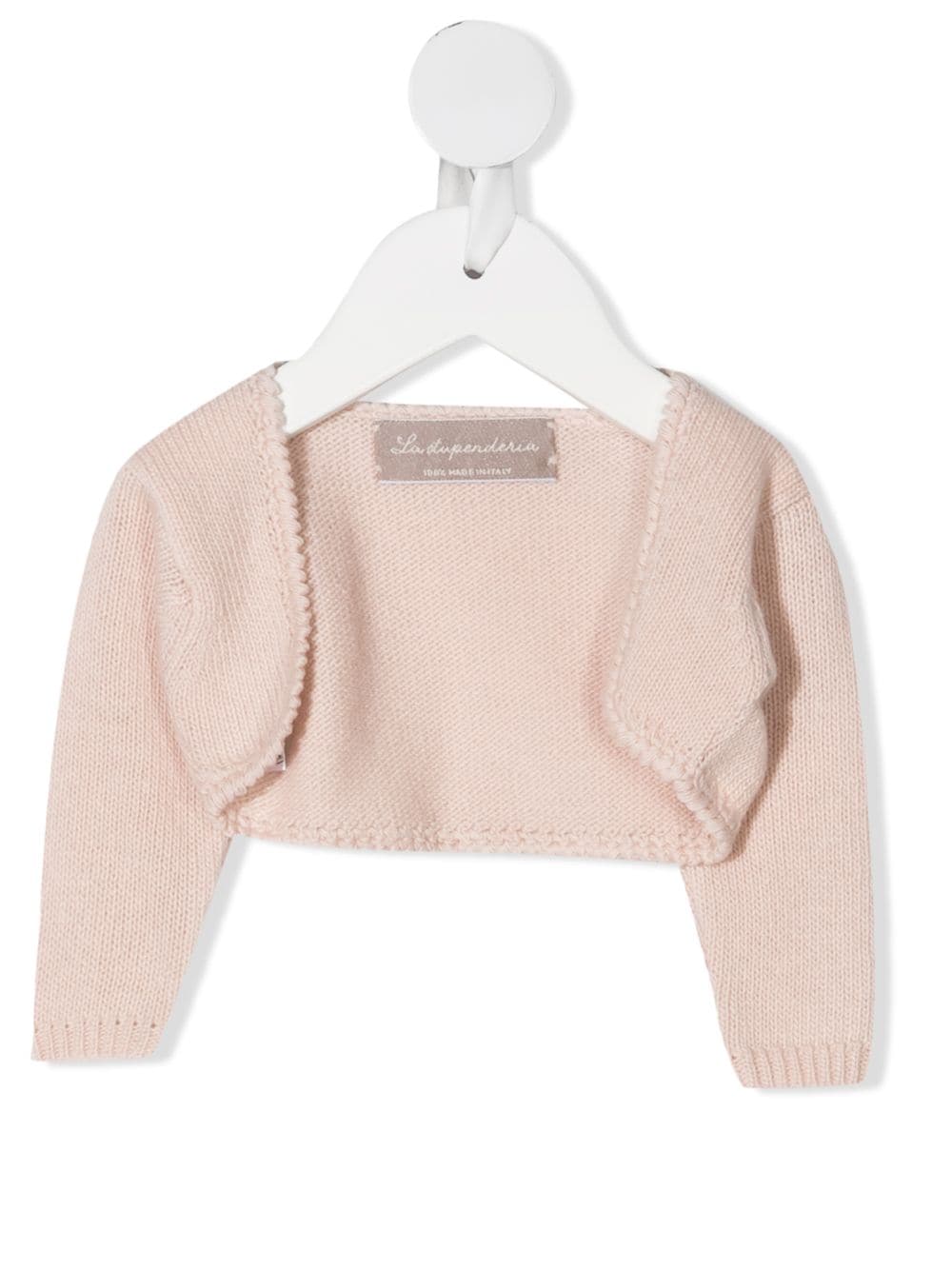 La Stupenderia cropped wool cardigan - Pink von La Stupenderia