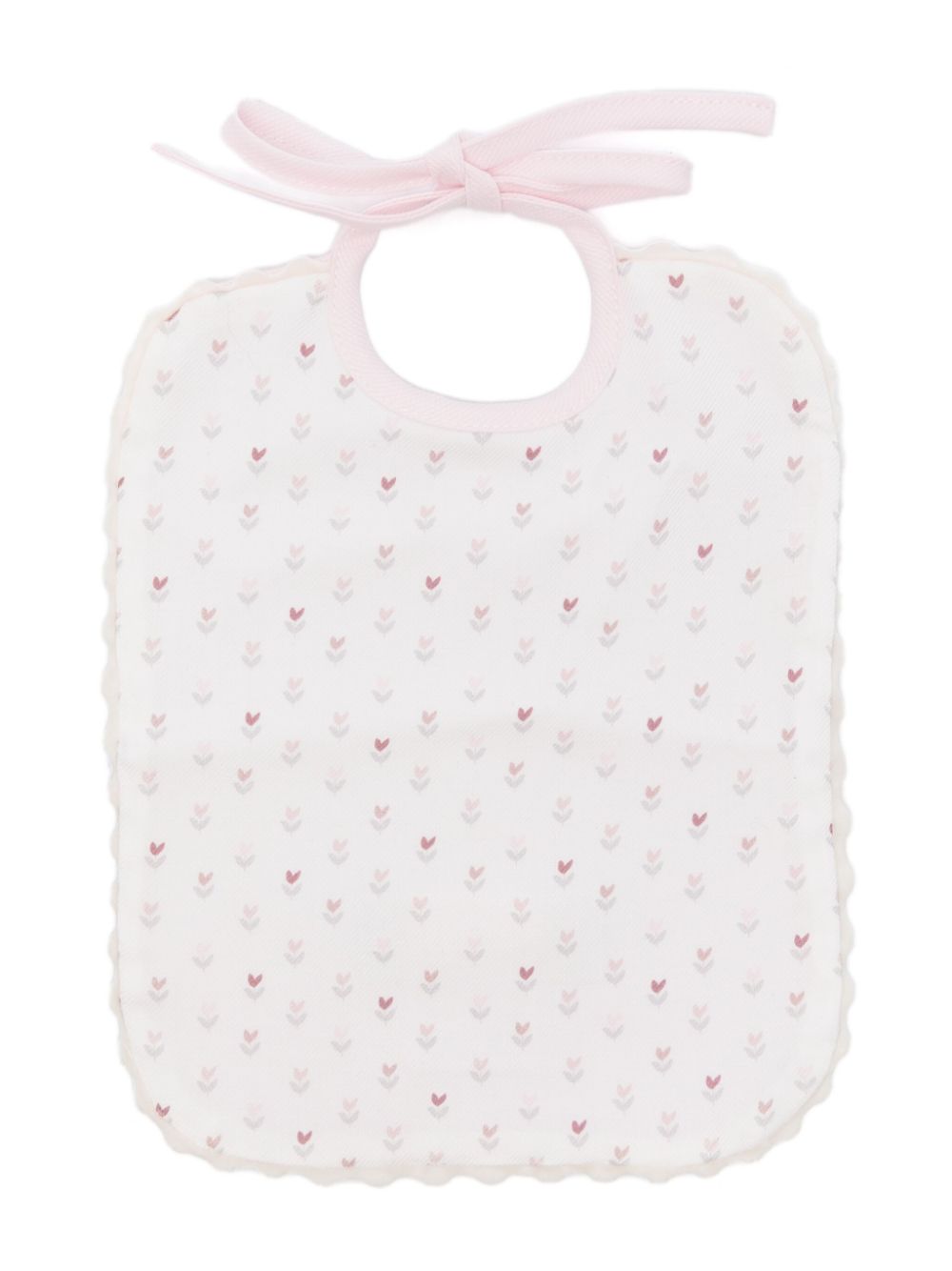 La Stupenderia floral-print bib - White von La Stupenderia