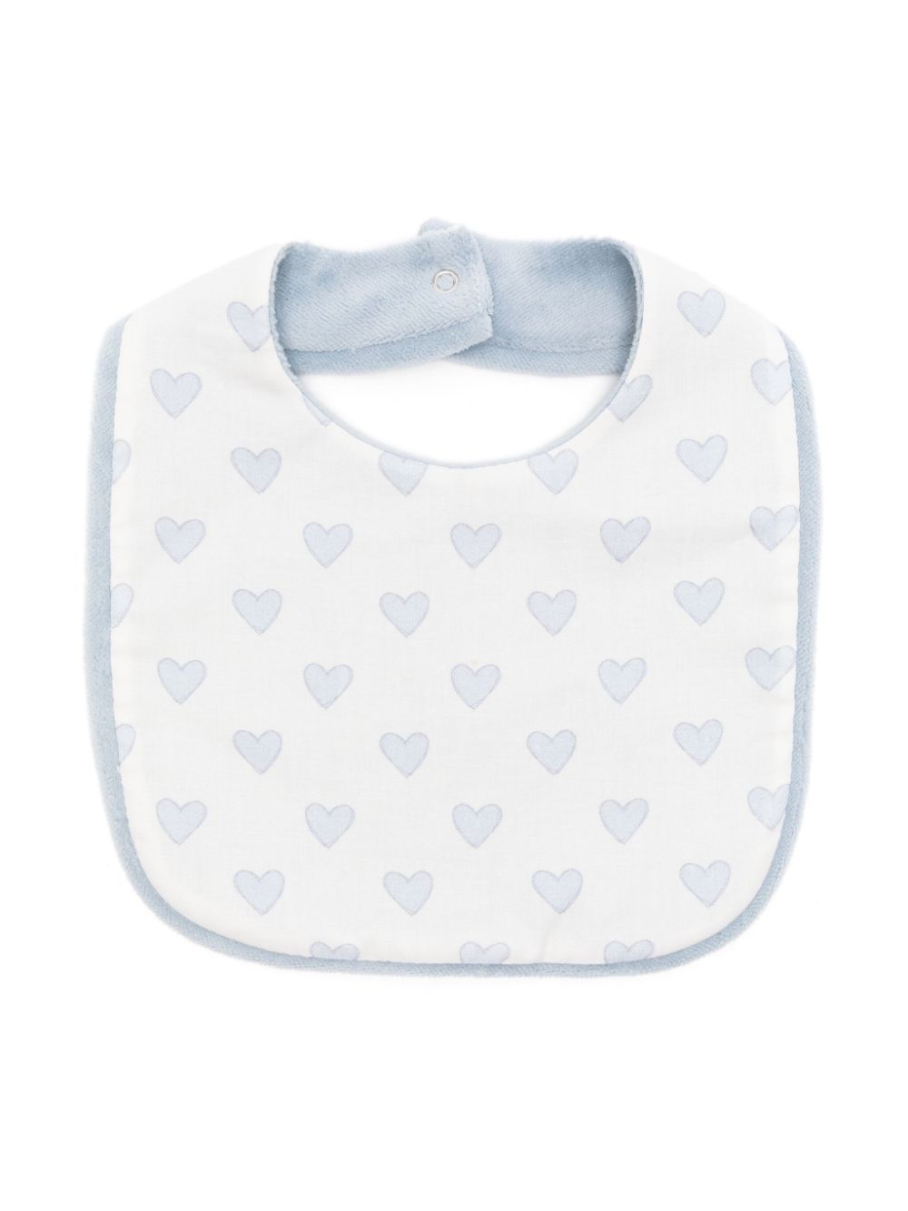 La Stupenderia heart-print bib - White von La Stupenderia