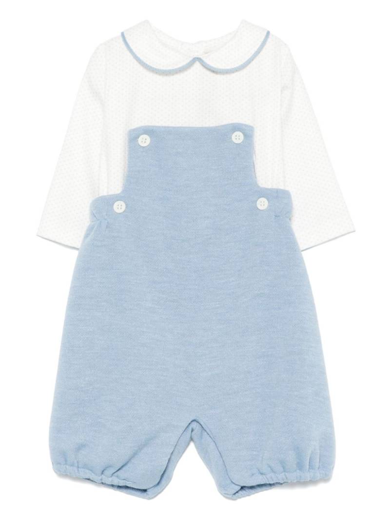 La Stupenderia polka-dot romper - Blue von La Stupenderia