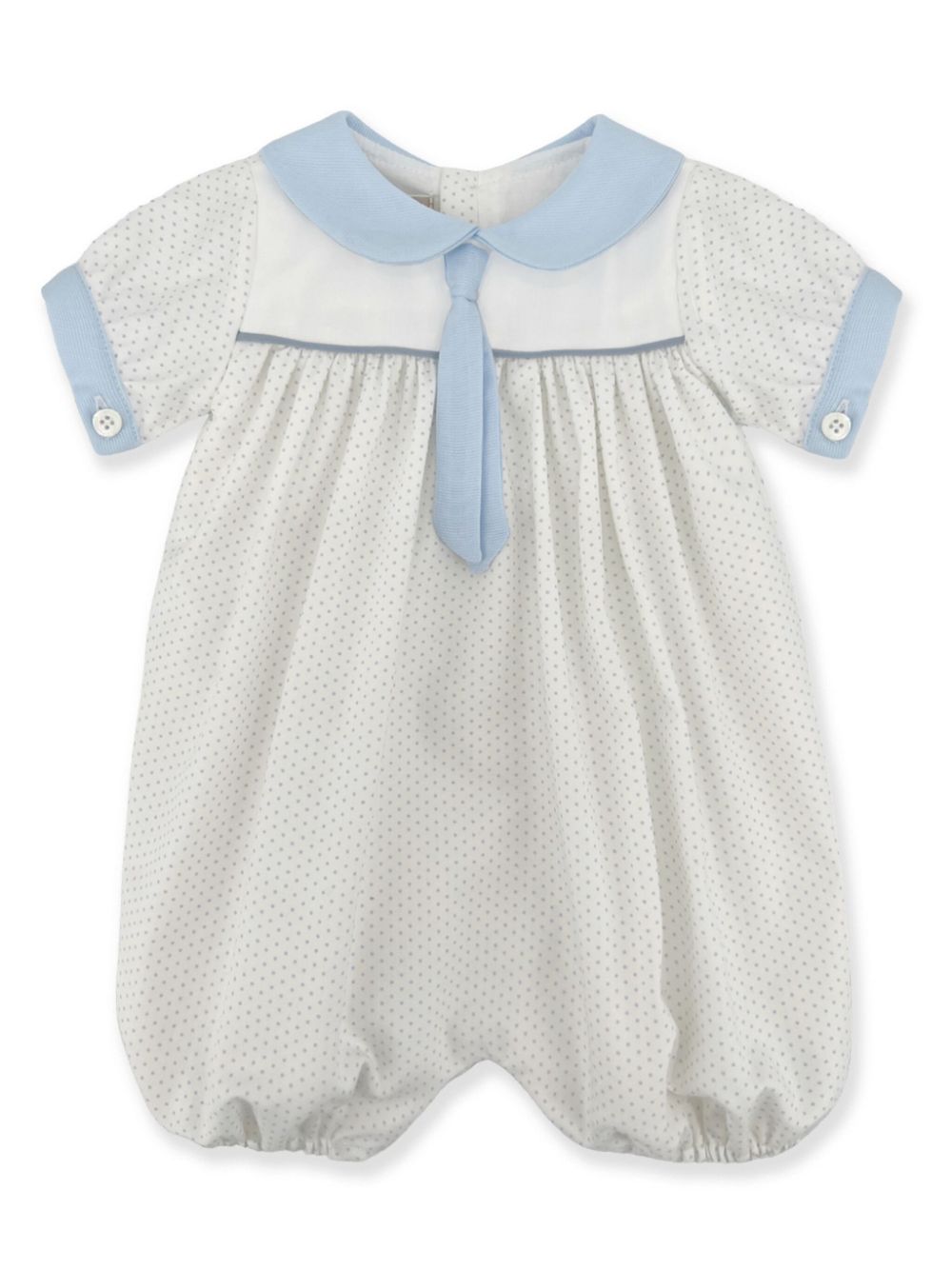 La Stupenderia polka-dot romper - White von La Stupenderia