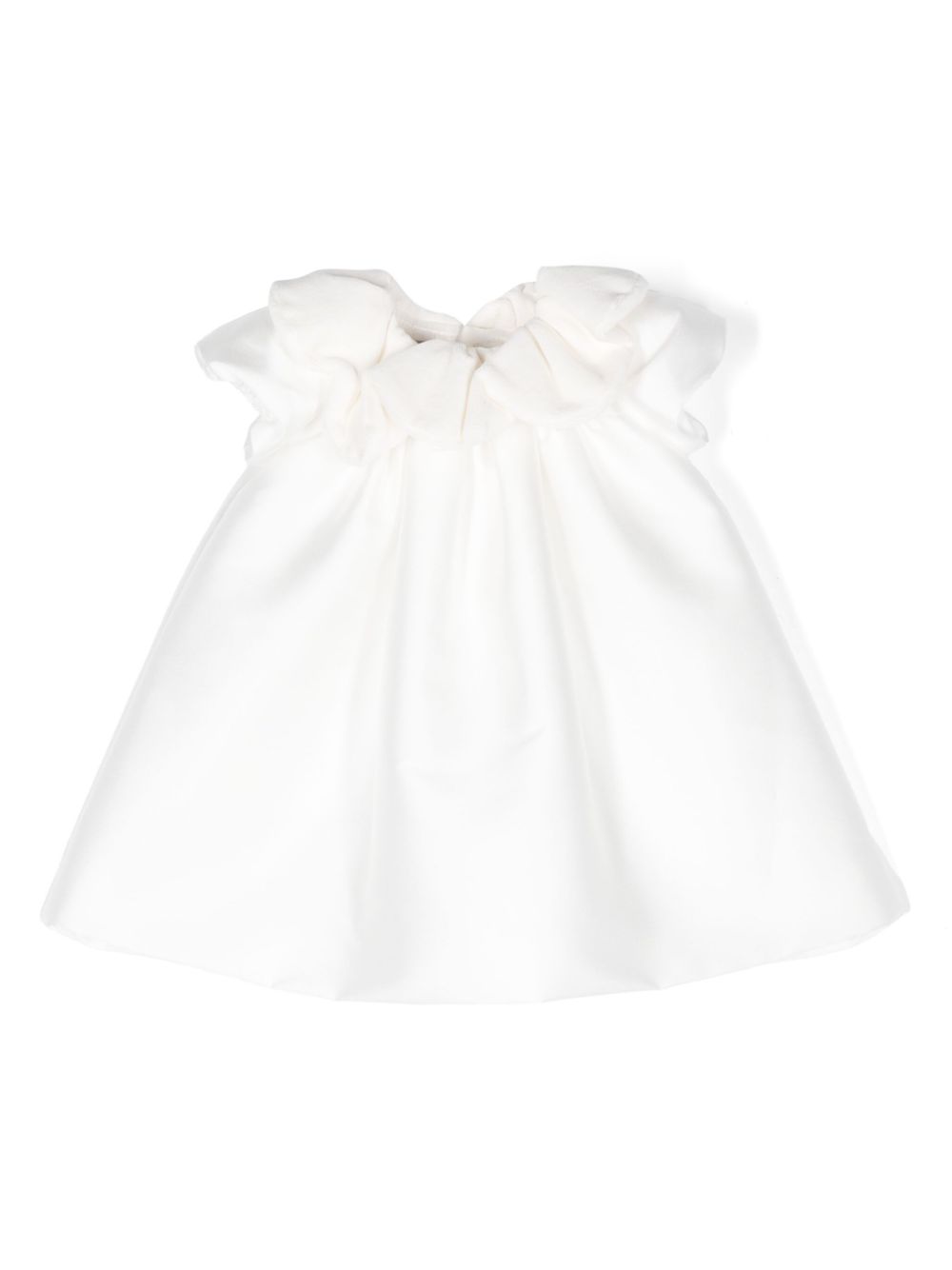 La Stupenderia scallop-collar dress - White von La Stupenderia