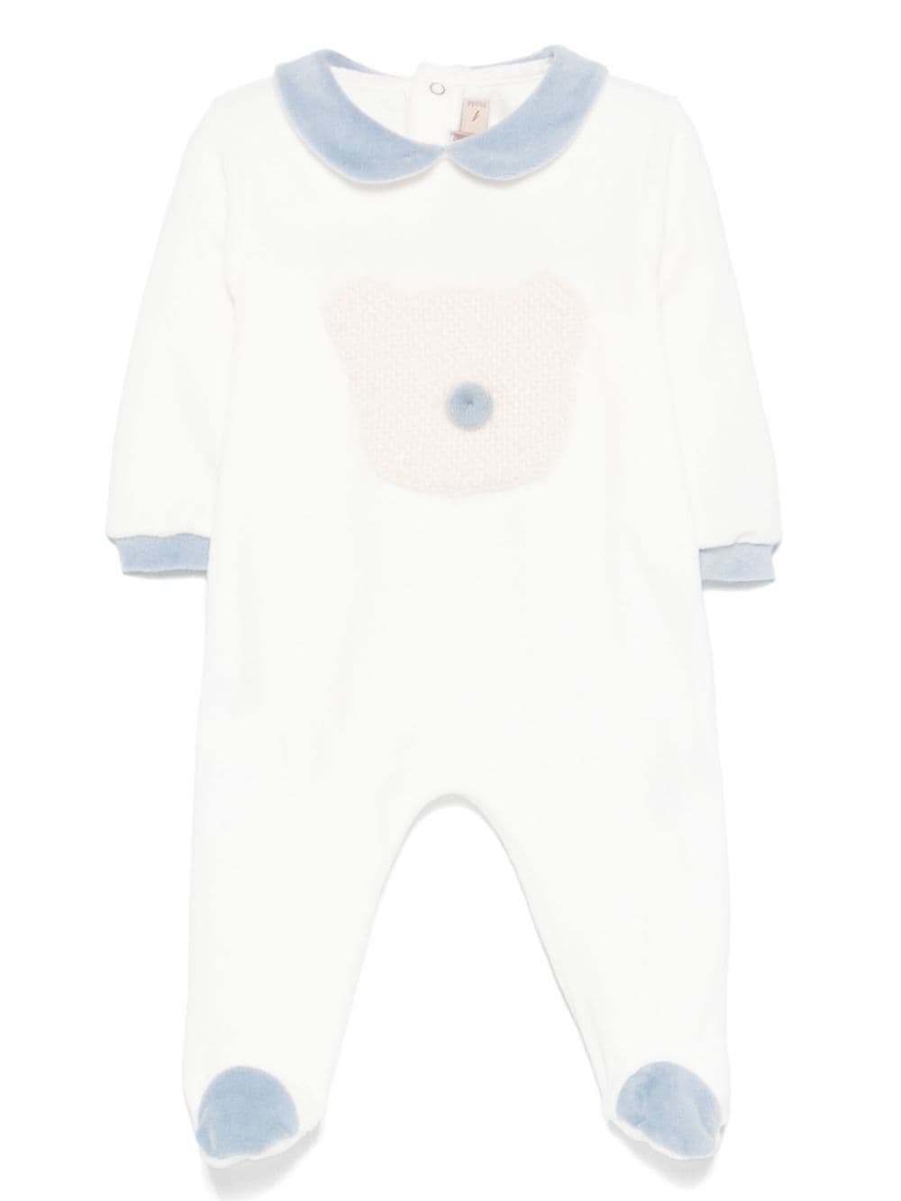 La Stupenderia teddy bear-motif pajamas - White von La Stupenderia