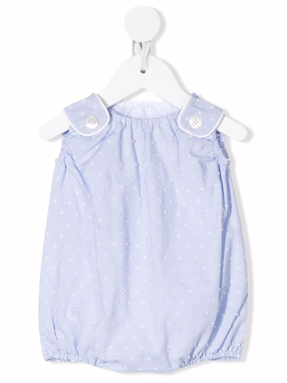 La Stupenderia textured sleeveless romper - Blue von La Stupenderia