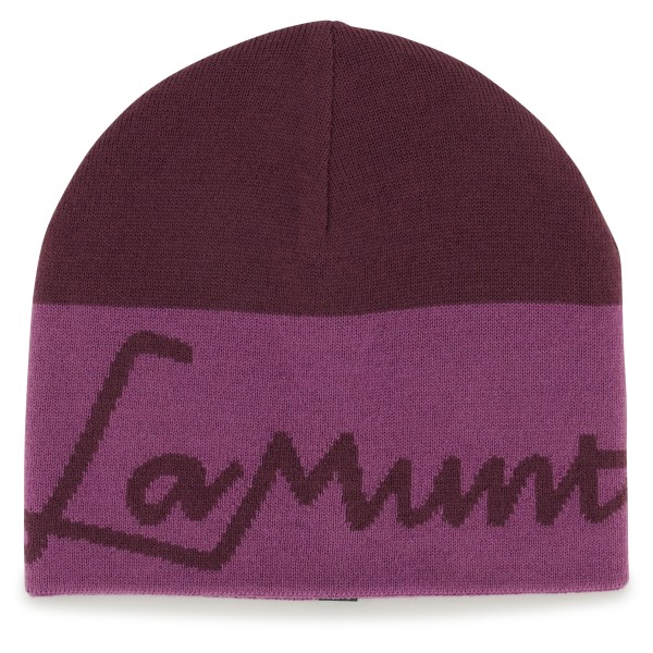 LaMunt - Women's Martha Logo Knit Beanie - Mütze Gr One Size lila/rot von LaMunt