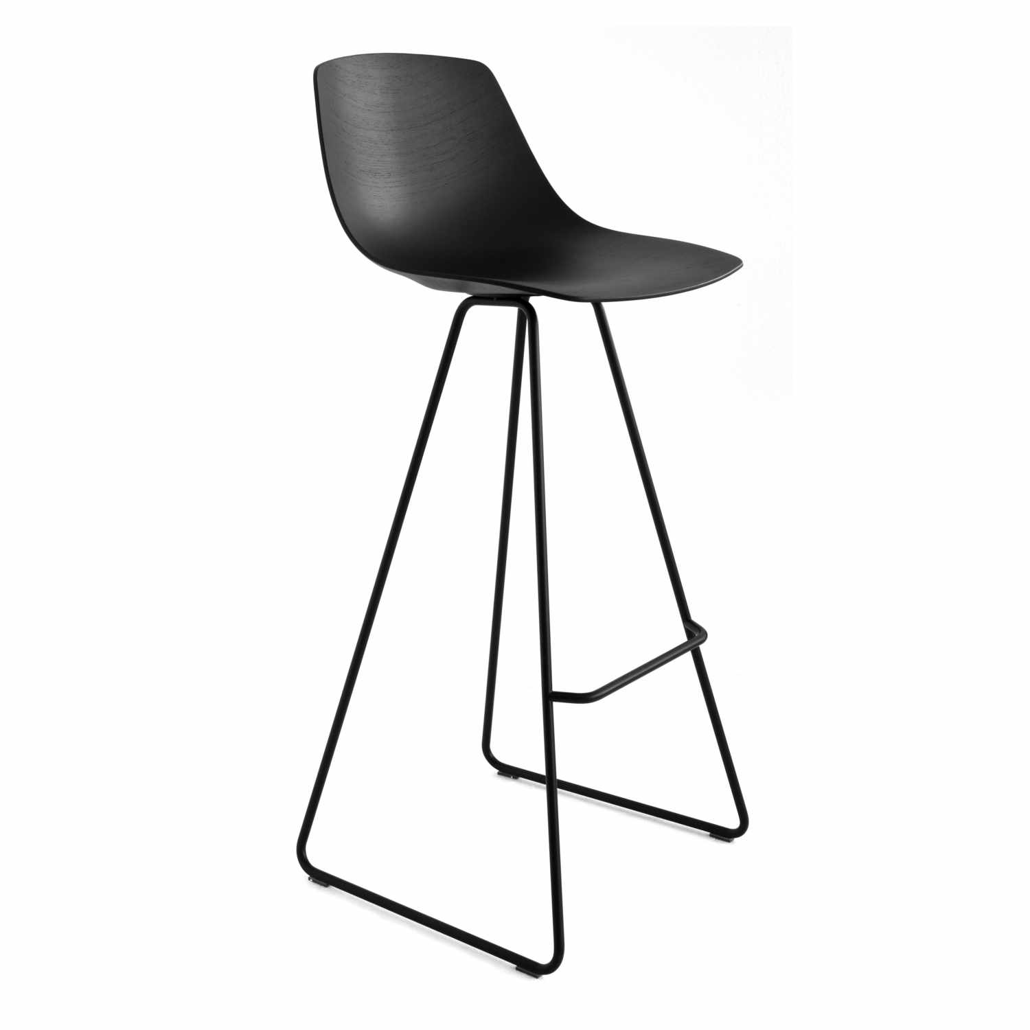 Miunn Hocker niedrig, Sitzfläche leder weiss, Gestell matt verchromt Miunn Hocker niedrig, Sitzfläche leder weiss, Gestell matt verchromt von LaPalma