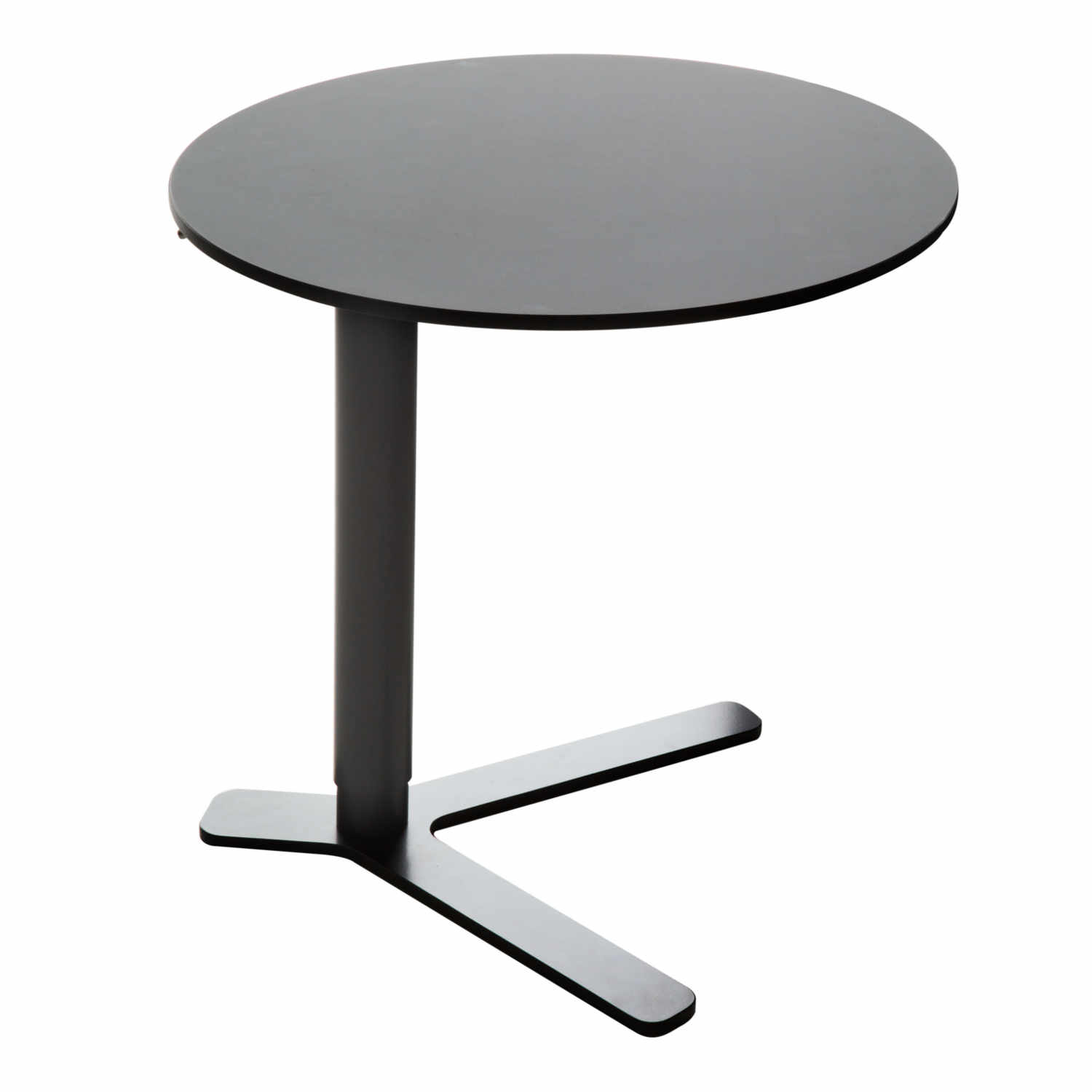 Yo Beistelltisch, Platte hpl fenix schwarz, Gestell metall schwarz lackiert Yo Beistelltisch, Platte hpl fenix schwarz, Gestell metall schwarz lackiert von LaPalma
