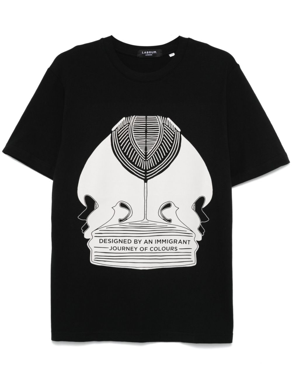 Labrum London Sowei-print T-shirt - Black von Labrum London