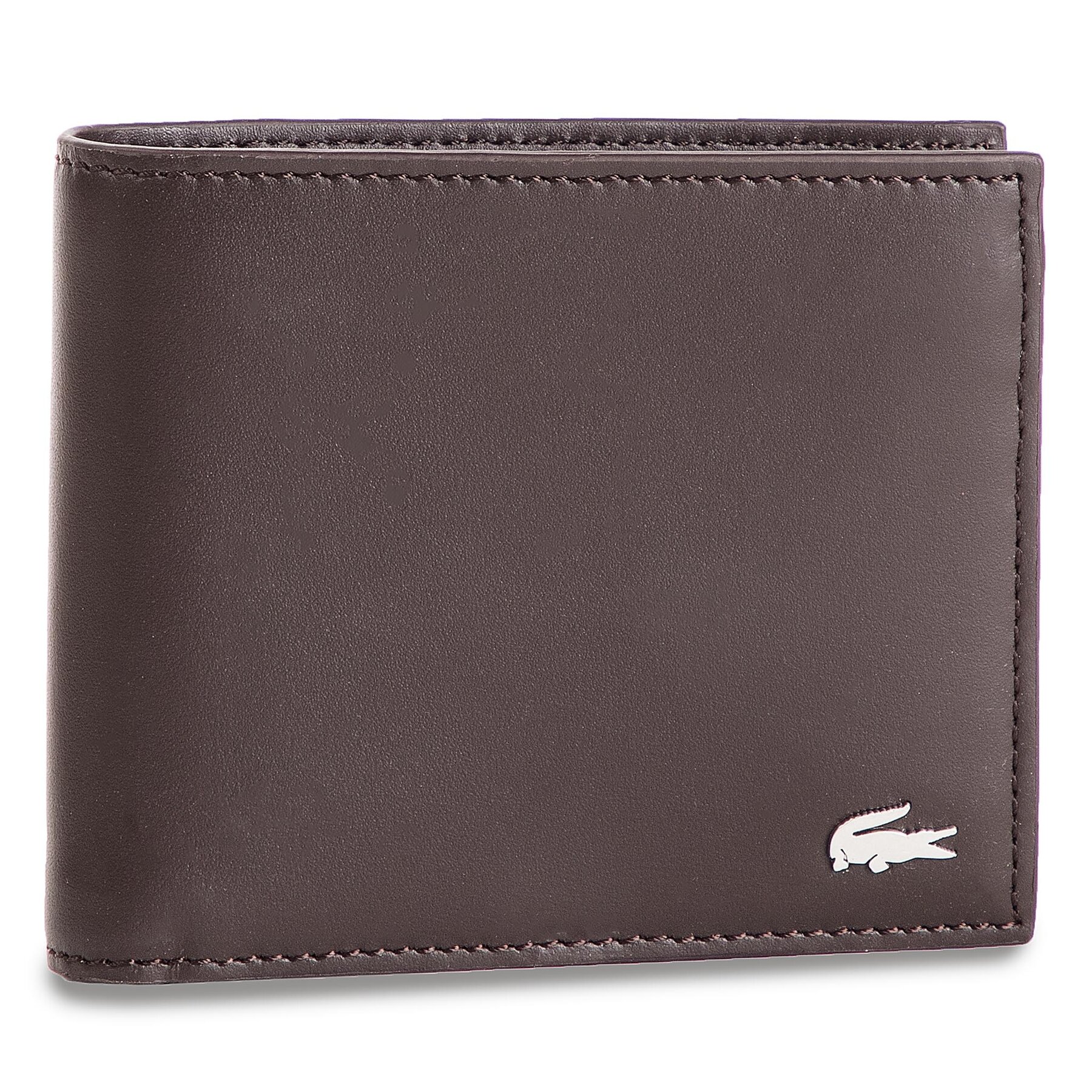 Große Herren Geldbörse Lacoste Large Billfold & Coin NH1112FG Braun von Lacoste