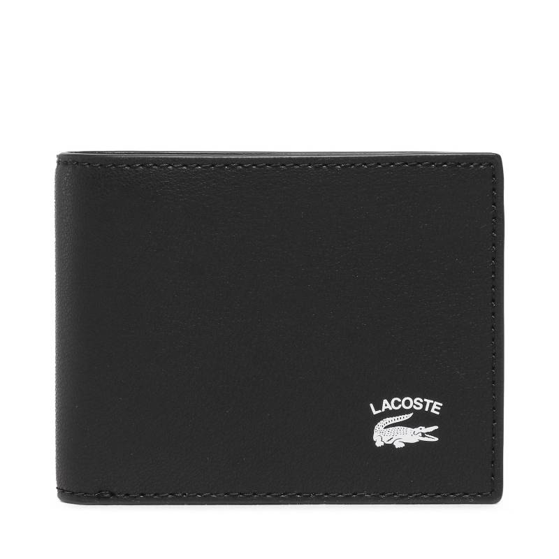 Große Herren Geldbörse Lacoste S Billfold NH4014PN Schwarz von Lacoste