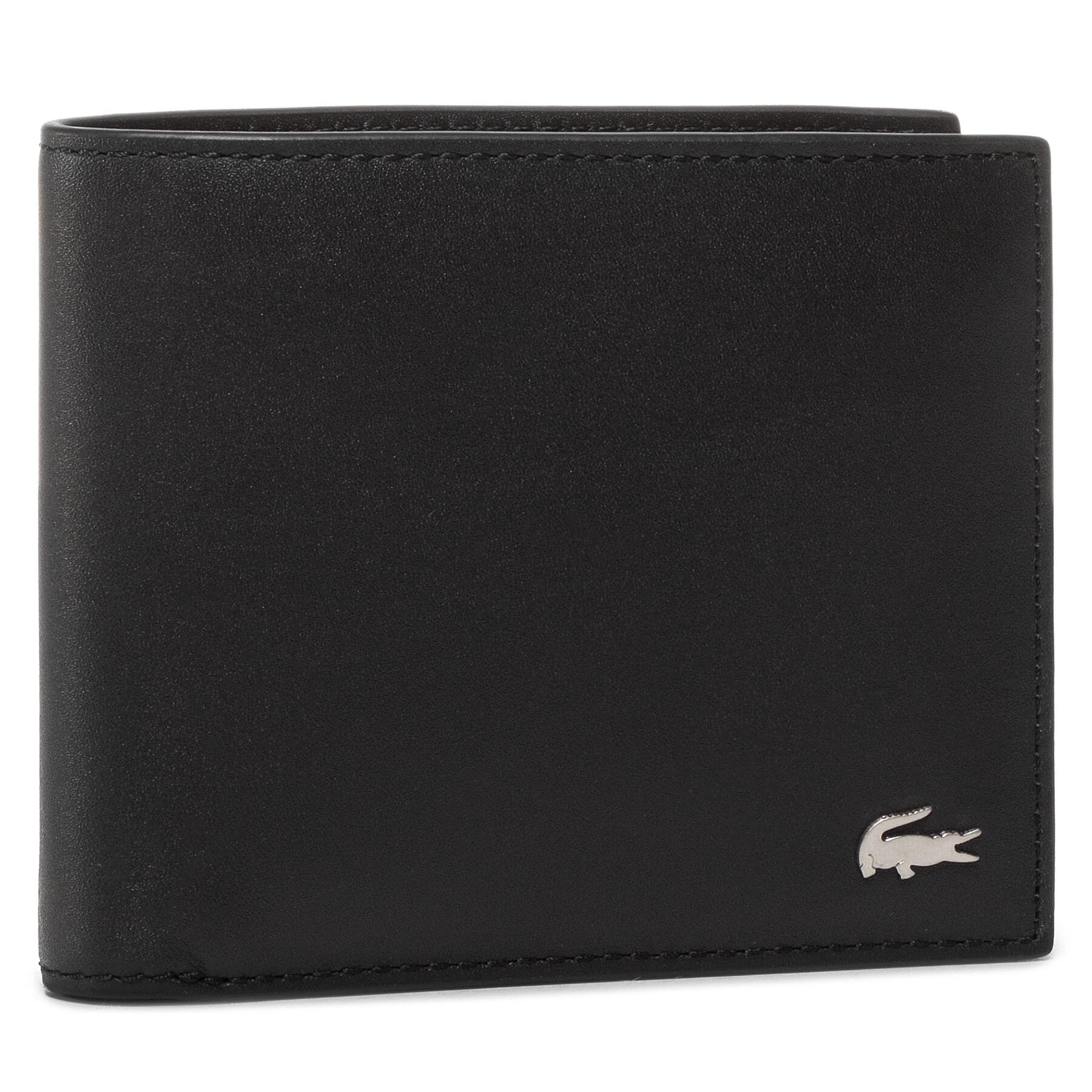 Große Herren Geldbörse Lacoste Small Billfold NH1115FG Schwarz von Lacoste