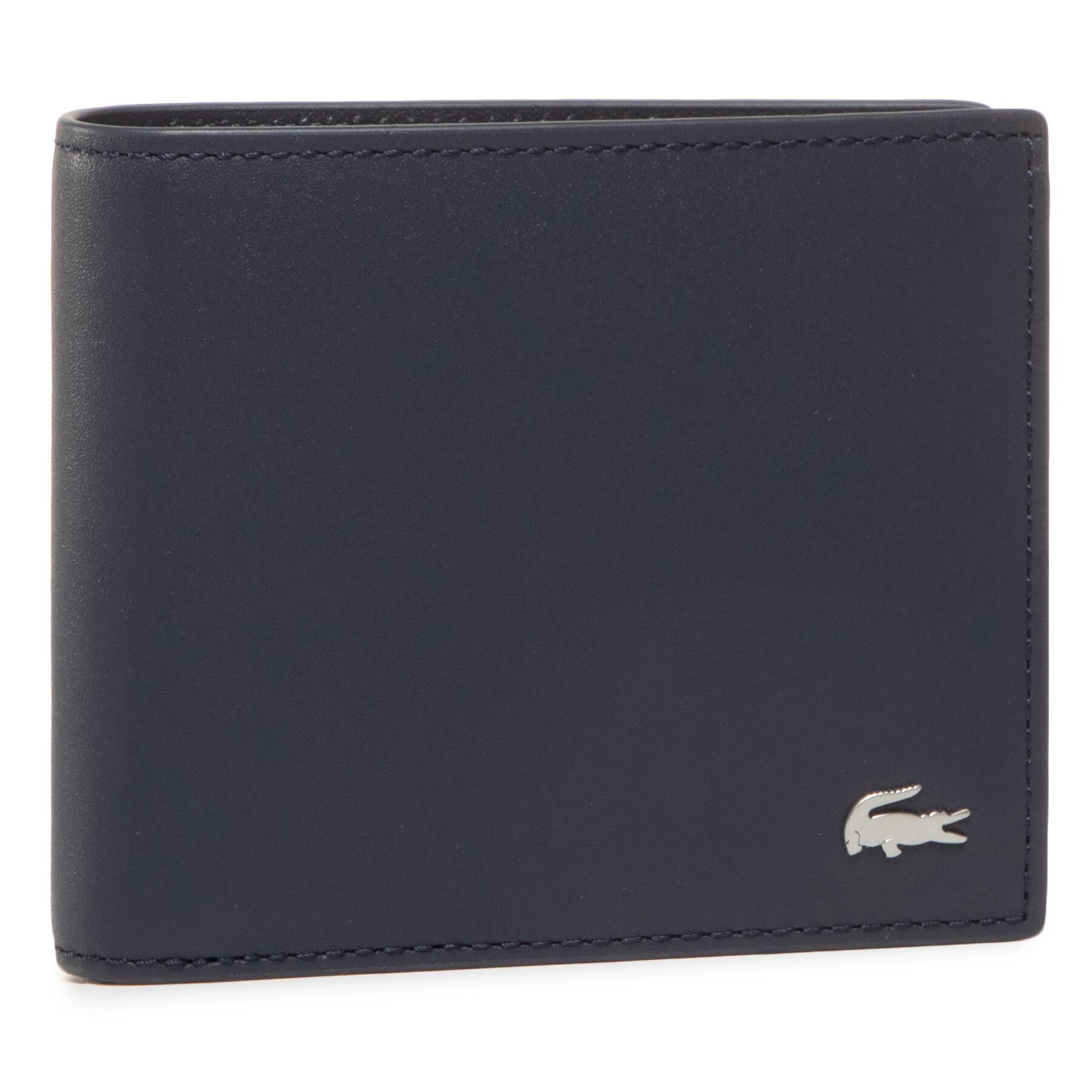 Große Herren Geldbörse Lacoste Small Billfold NH1115FG Dunkelblau von Lacoste