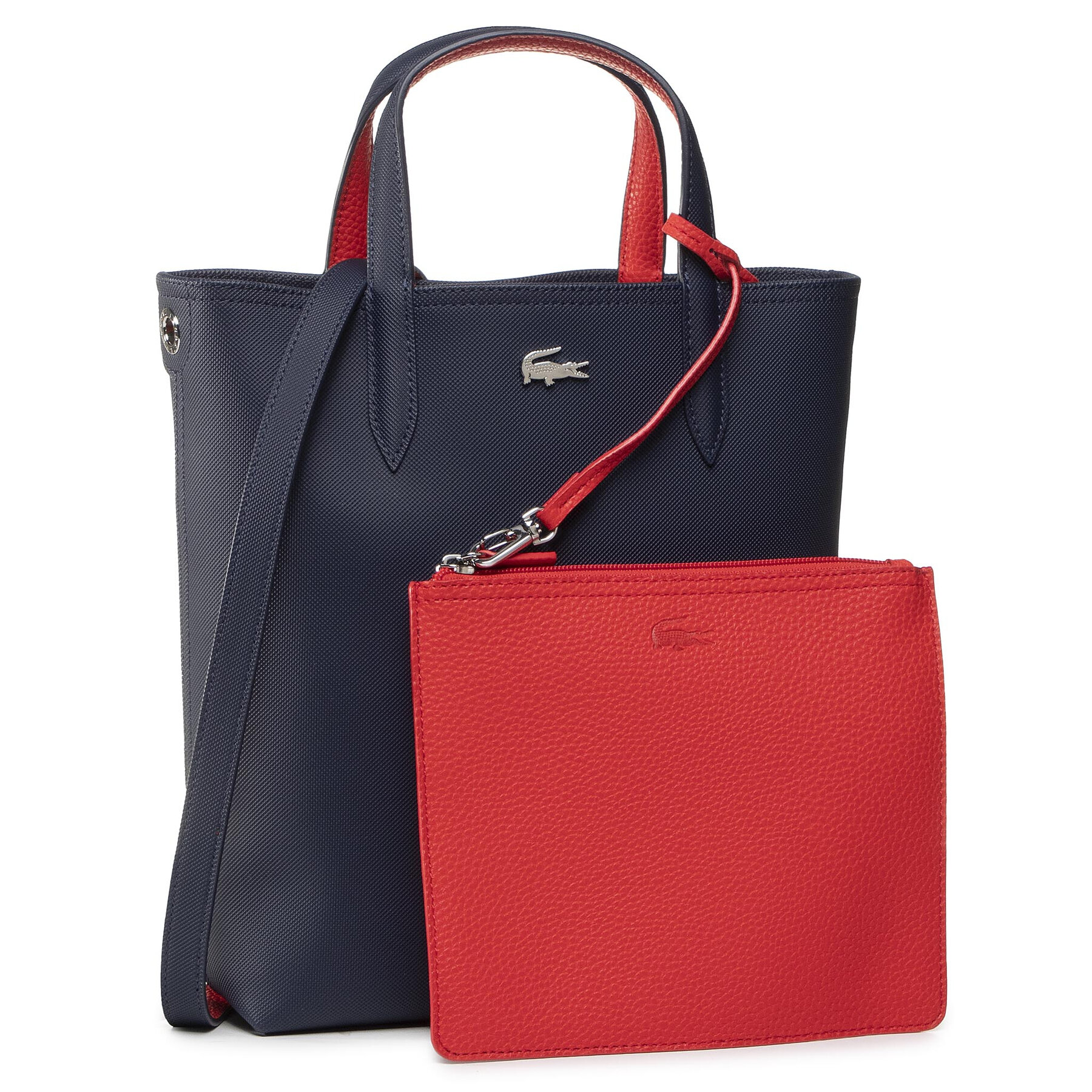 Handtasche Lacoste Vertical Shopping Bag NF2991AA Dunkelblau von Lacoste