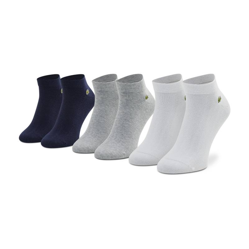 Hohe Unisex-Socken Lacoste RA4183 Dunkelblau von Lacoste