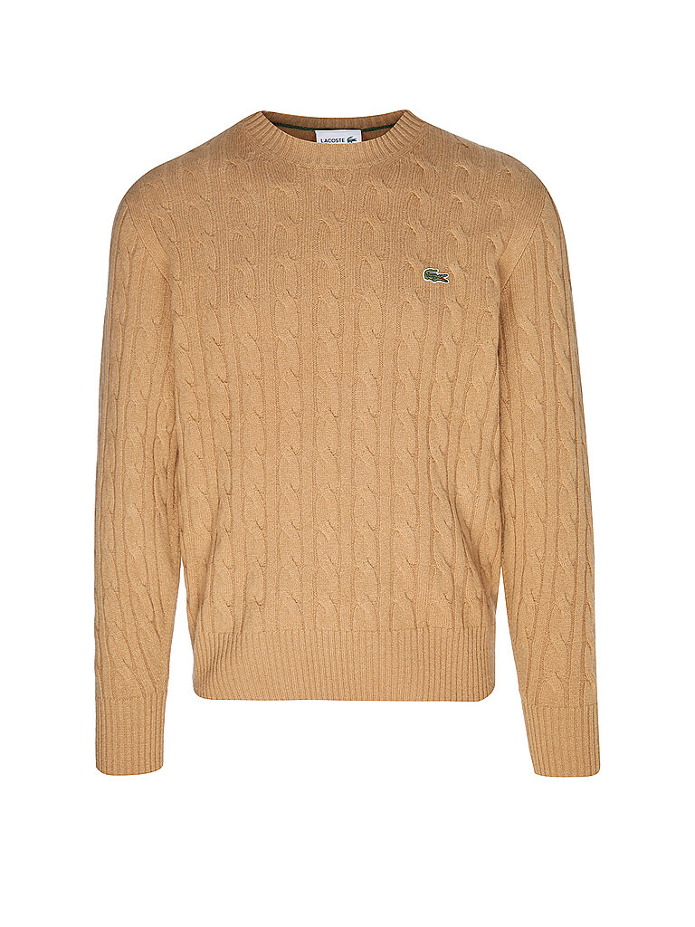 LACOSTE Pullover beige | L von Lacoste