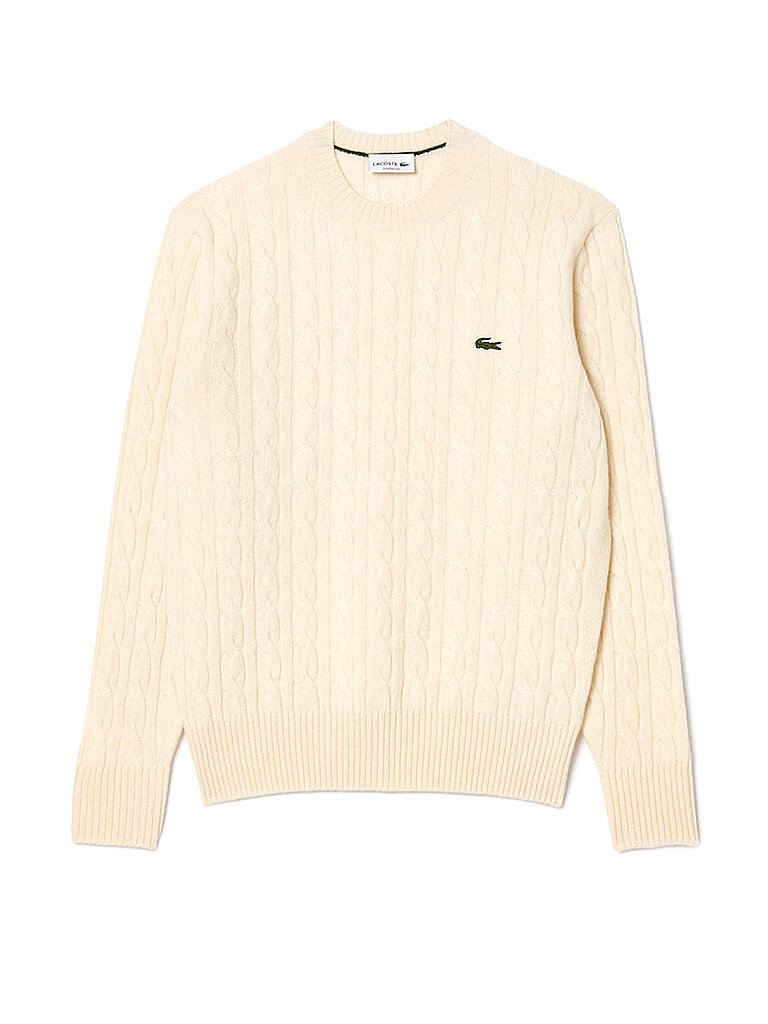 LACOSTE Pullover creme | L von Lacoste