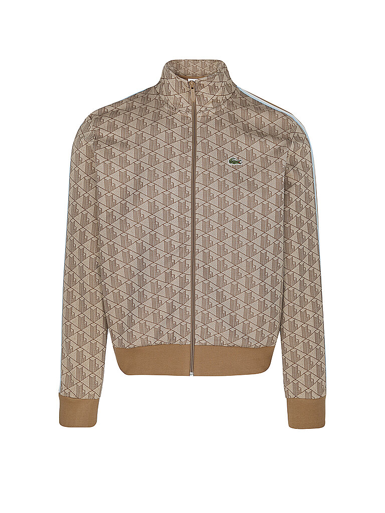 LACOSTE Sweatjacke beige | XS von Lacoste