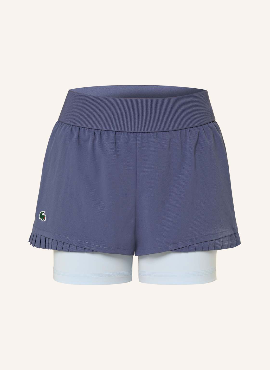 Lacoste 2-in1-Tennisshorts blau Lacoste 2-in1-Tennisshorts blau von Lacoste
