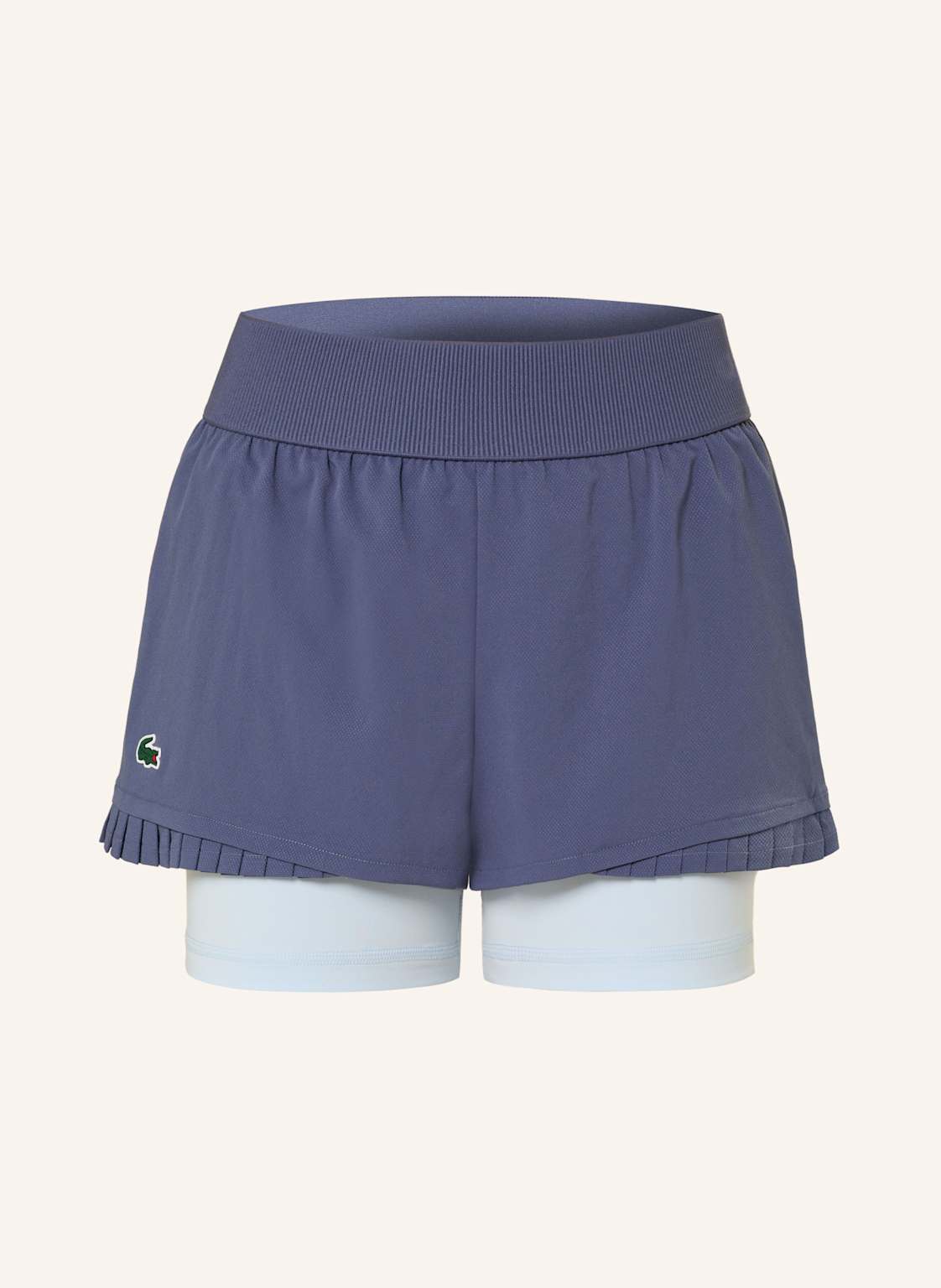 Lacoste 2-in1-Tennisshorts blau von Lacoste