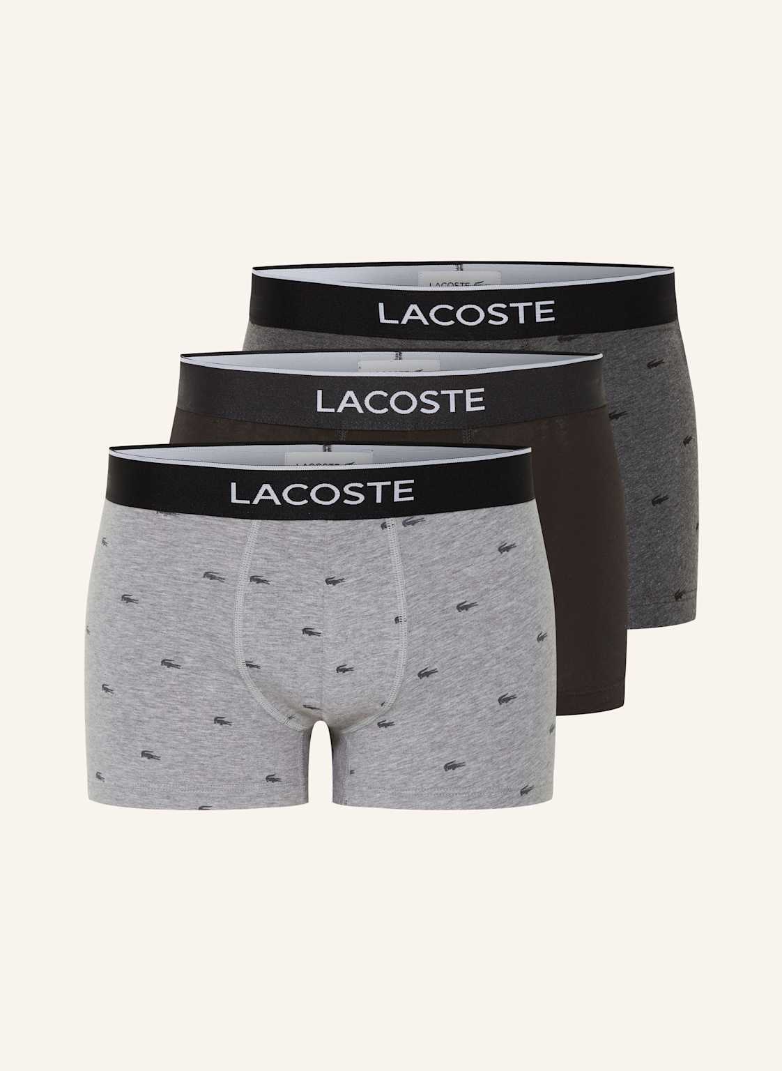 Lacoste 3er-Pack Boxershorts blau von Lacoste