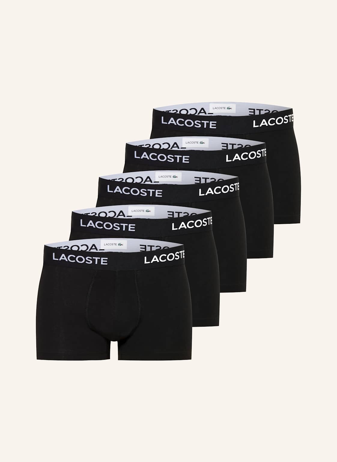 Lacoste 5er-Pack Boxershorts schwarz von Lacoste