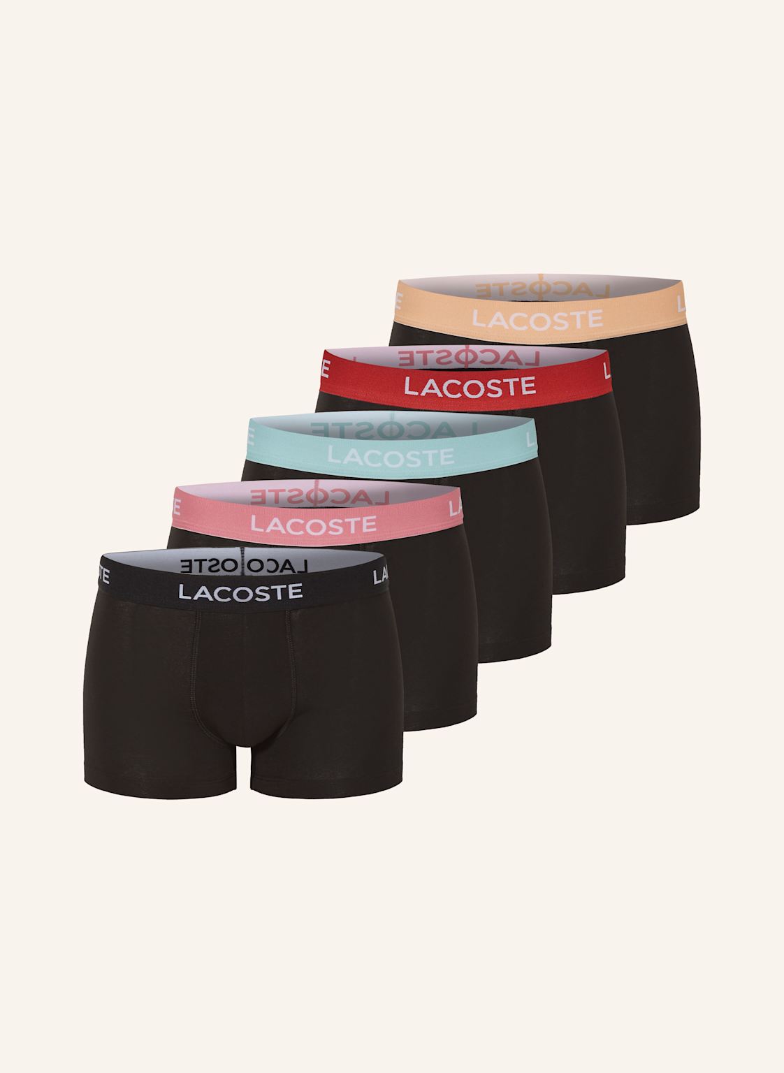 Lacoste 5er-Pack Boxershorts schwarz von Lacoste