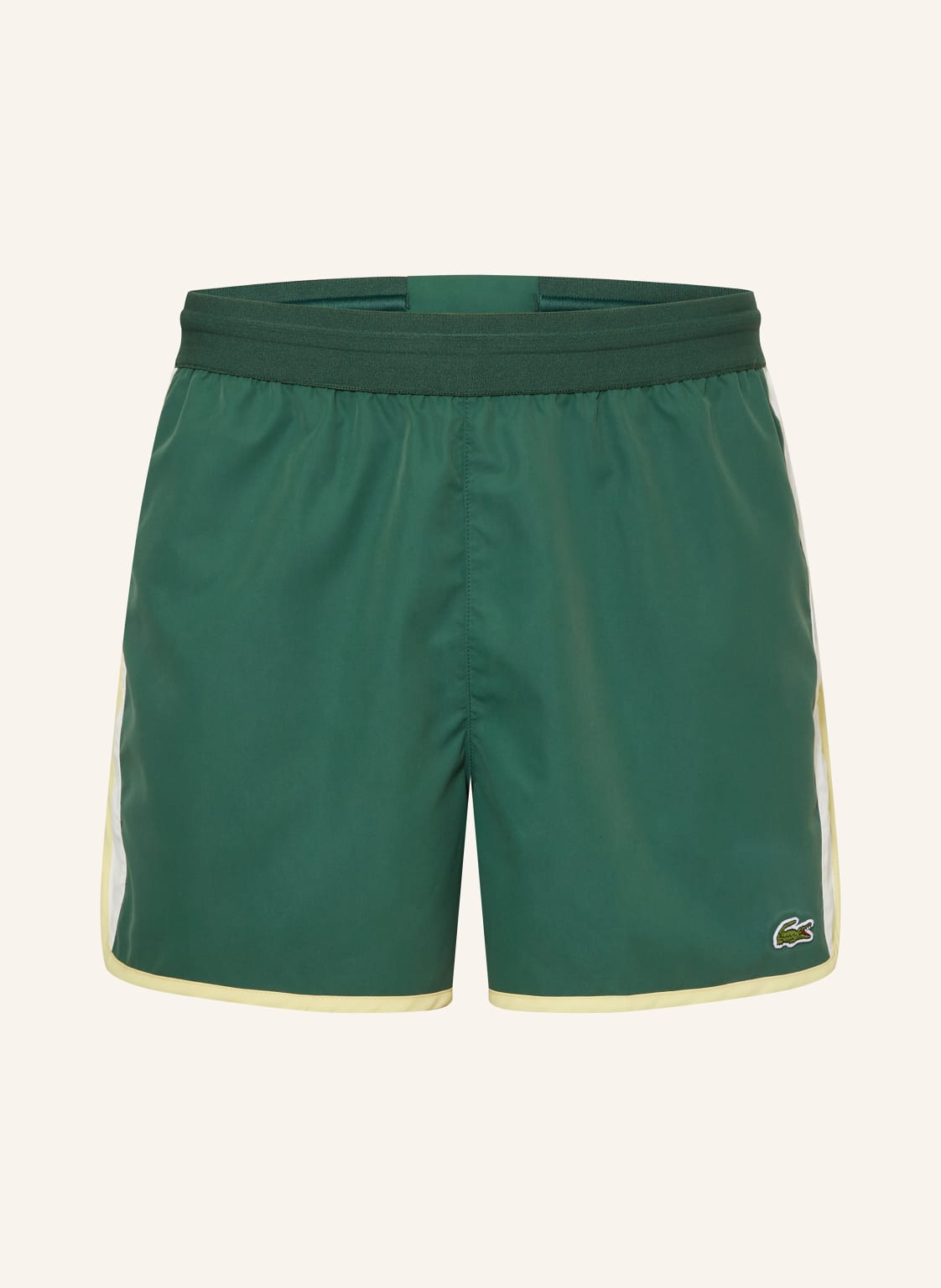 Lacoste Badeshorts gruen von Lacoste