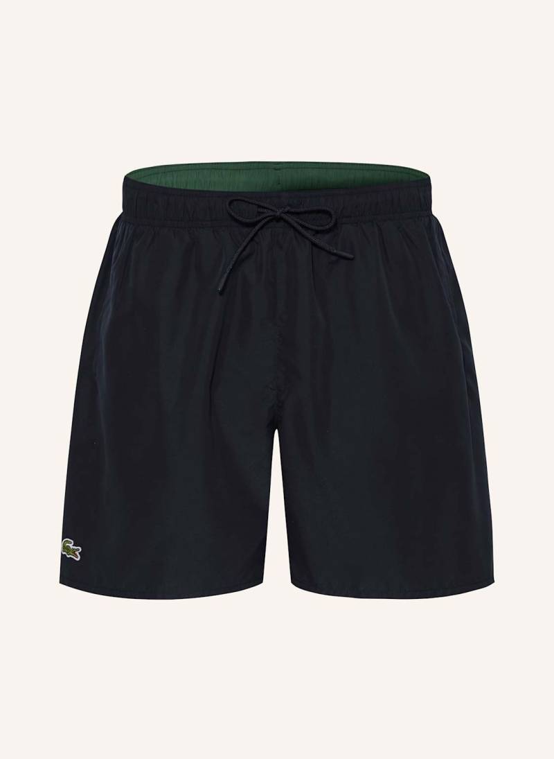 Lacoste Badeshorts schwarz von Lacoste